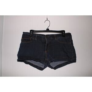 Indigo Reign Juniors Dark Blue Mini Shorts Size: 11
